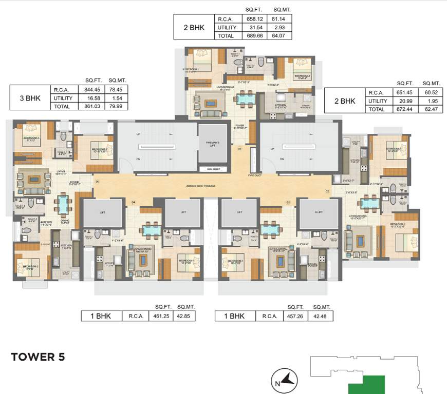  pinnacle Tower 5 Cluster Plan