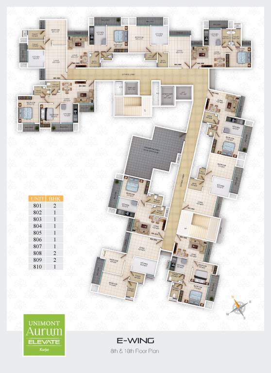  aurum Wing A Cluster Plan