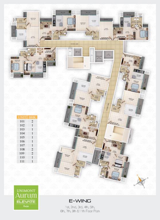  aurum Wing A Cluster Plan