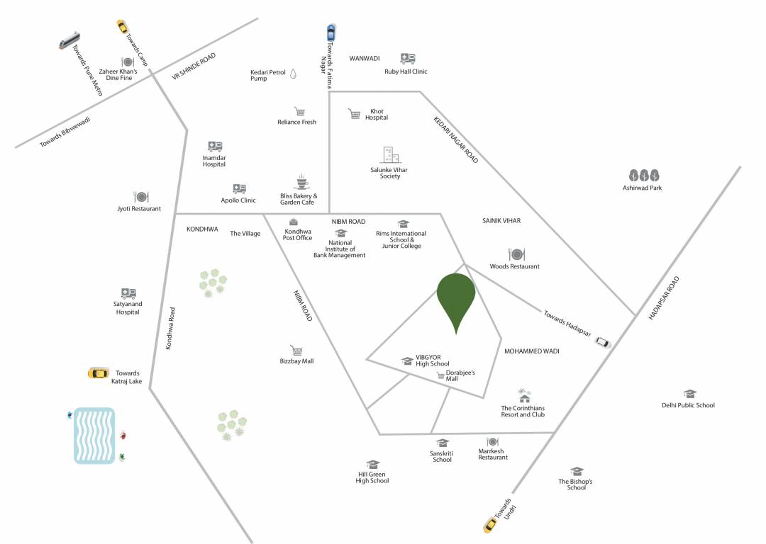  raheja reserve Images for locationPlan