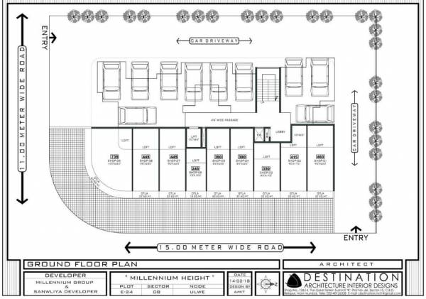  height Millenium Height Cluster Plan for ground Floor