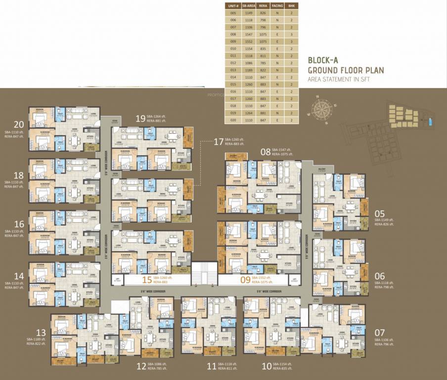  nava vaibhava a block Block A Cluster Plan
