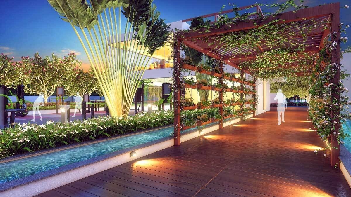  belair e and f building Pergola