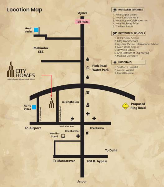  city-home Location Plan