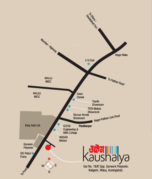  udyog kaushalya Location Plan