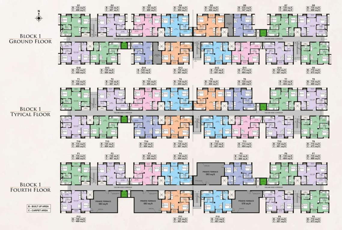  arun excello haripriya Block 1 Cluster Plan
