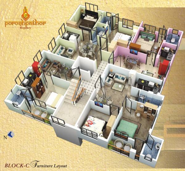  poroshpathor-regency-phase-2 Cluster Plan