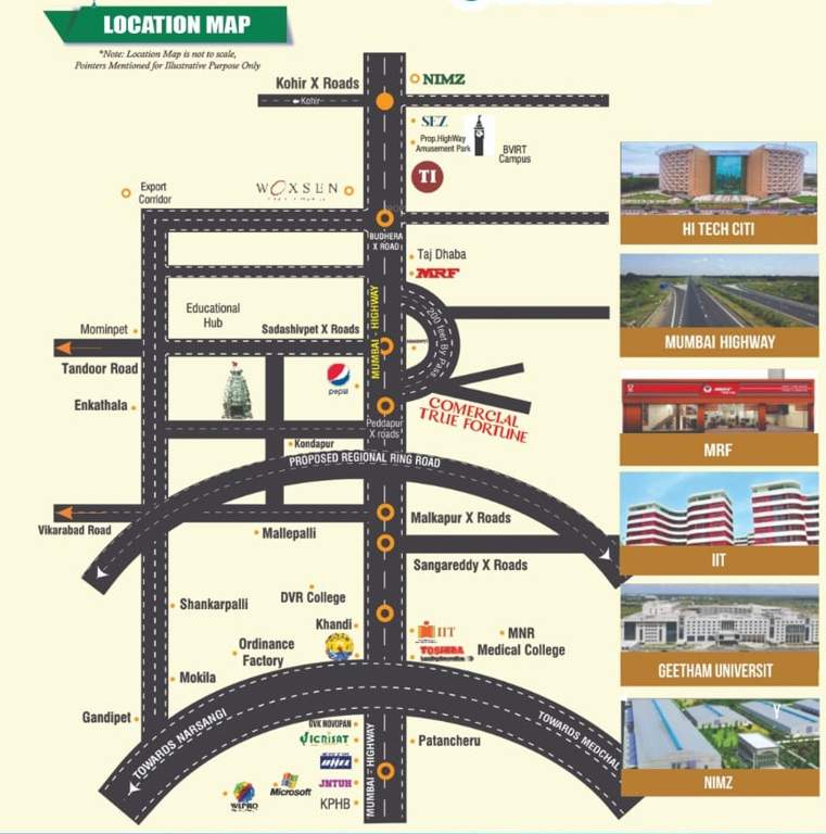  true fortune Location Plan