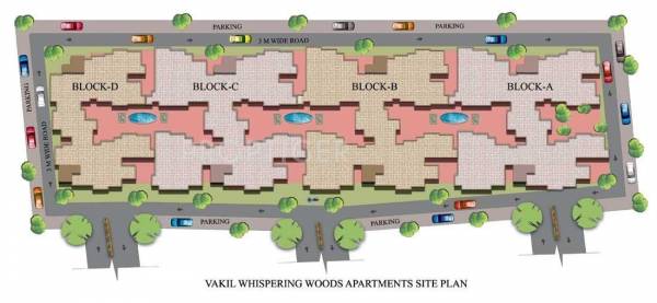 Images for Layout Plan of Vakil Whispering Woods Residences