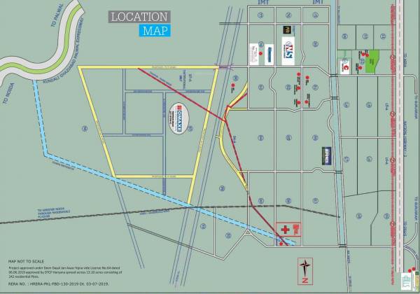  omaxe-city Location Plan