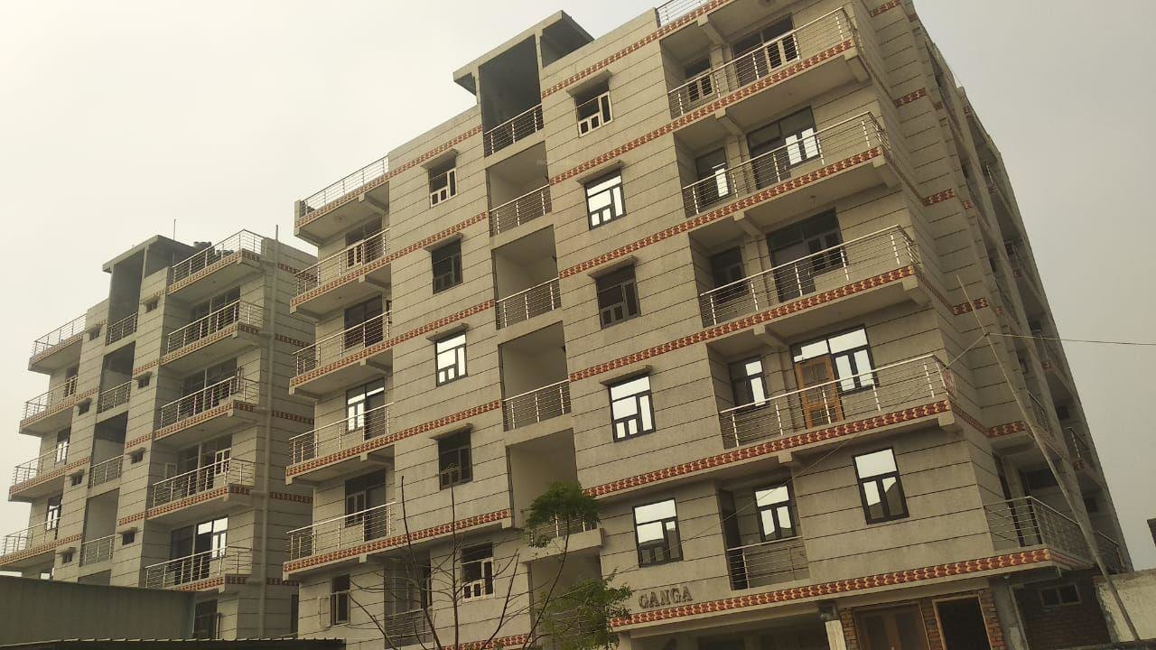 Elevation ganga and yamuna tower Elevation