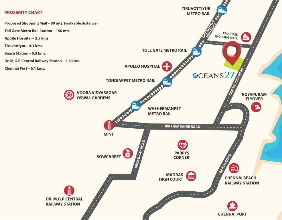  oceans 27 Location Plan