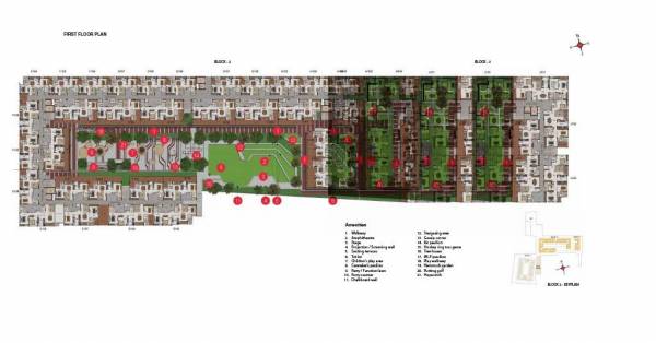  zenith-phase-ii Block A And D Cluster Plan For 1st Floor