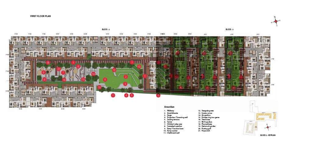  zenith phase ii Block A And D Cluster Plan For 1st Floor