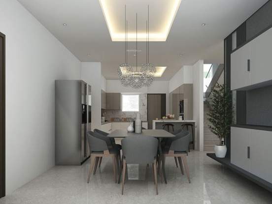 boppana s inuganti lakeview villas Dining Area