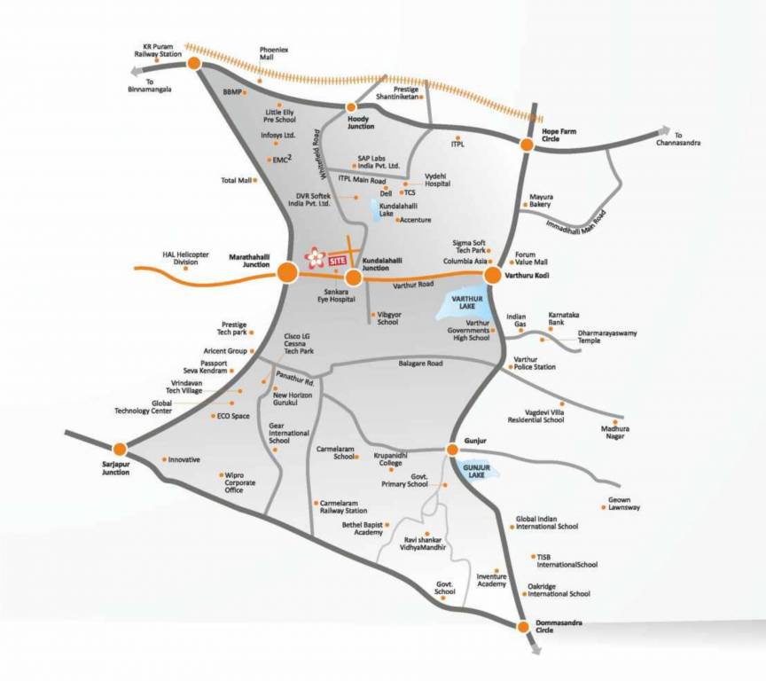 temple tree Location Plan