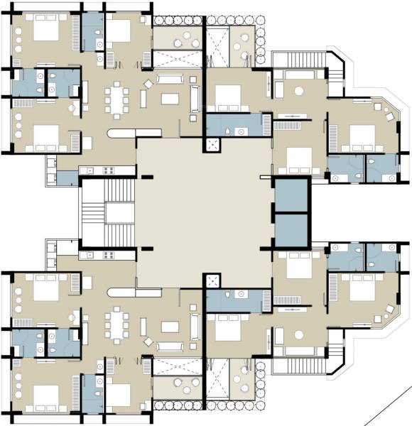  meghdhanush-residency Meghdhanush Residency Cluster Plan