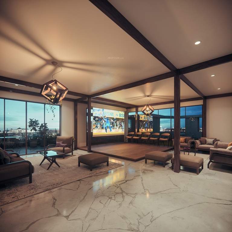  meghdhanush residency Living Area