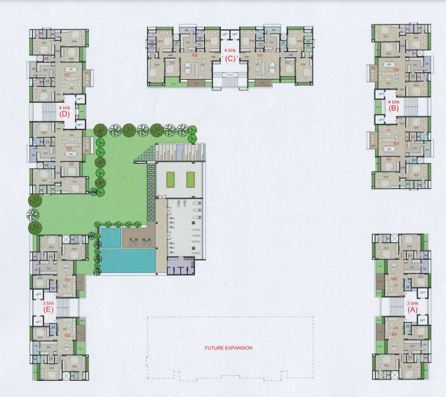  vivanta living A Cluster Plan