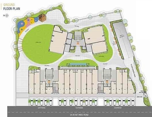 royal-heights Block B Cluster Plan for ground Floor