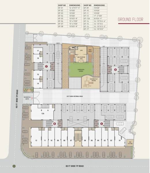  pinnacle Tower A Cluster Plan