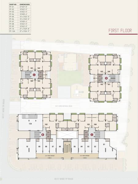  pinnacle Tower B Cluster Plan