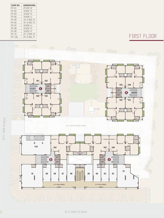  pinnacle Tower B Cluster Plan