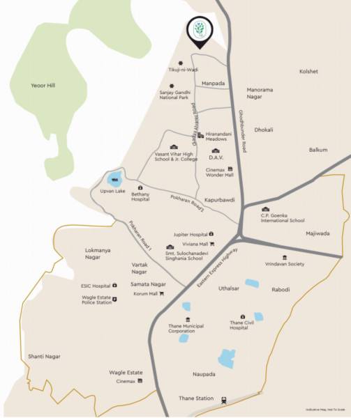  infinity-towers Location Plan