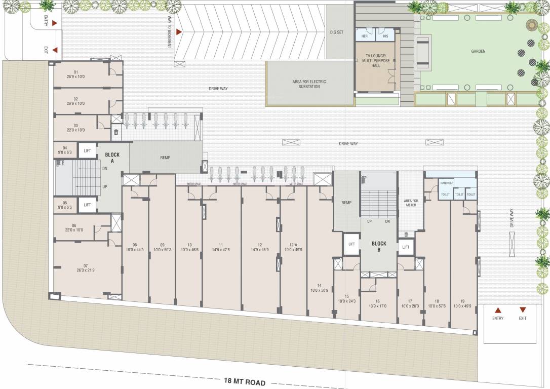  elegance Tower A Cluster Plan