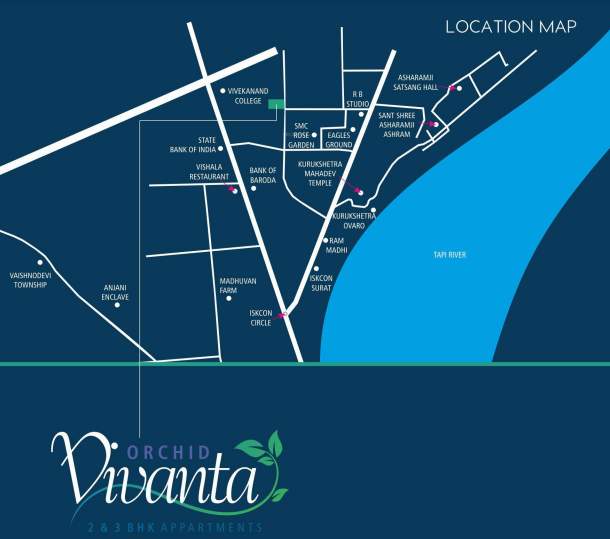  orchid vivanta Location Plan