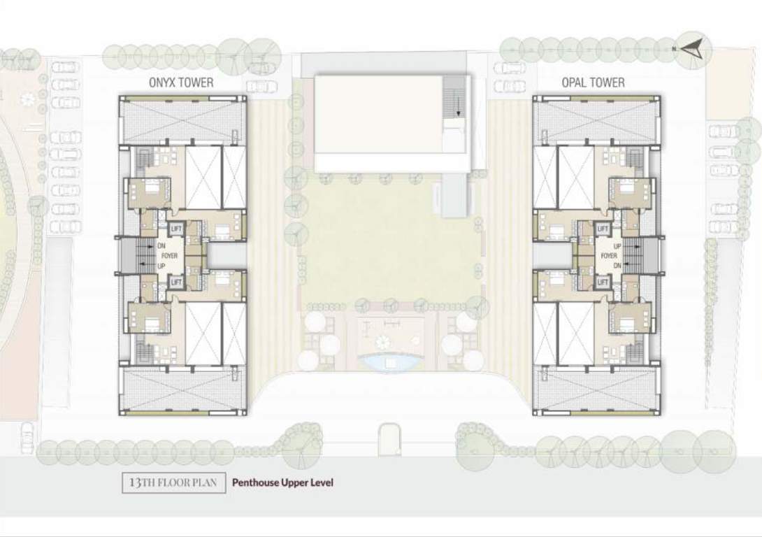  skyvillas Cluster Plan