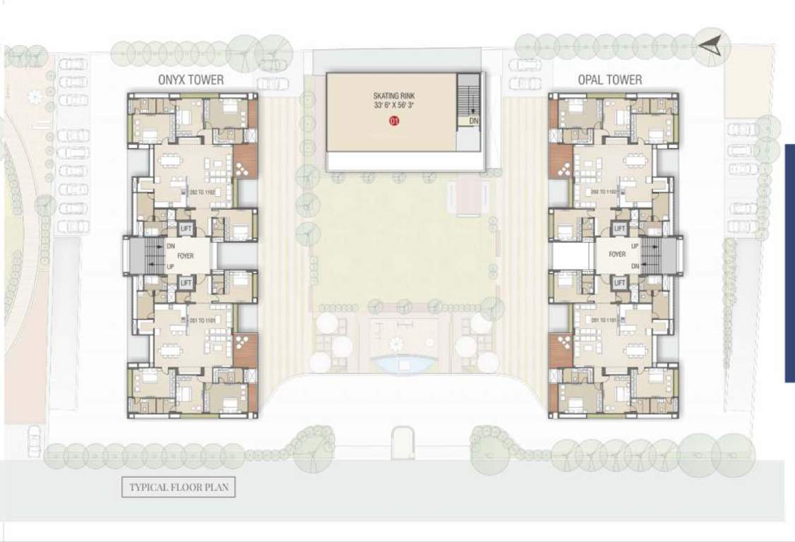 skyvillas Cluster Plan