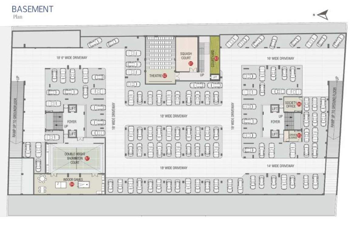  skyvillas Cluster Plan
