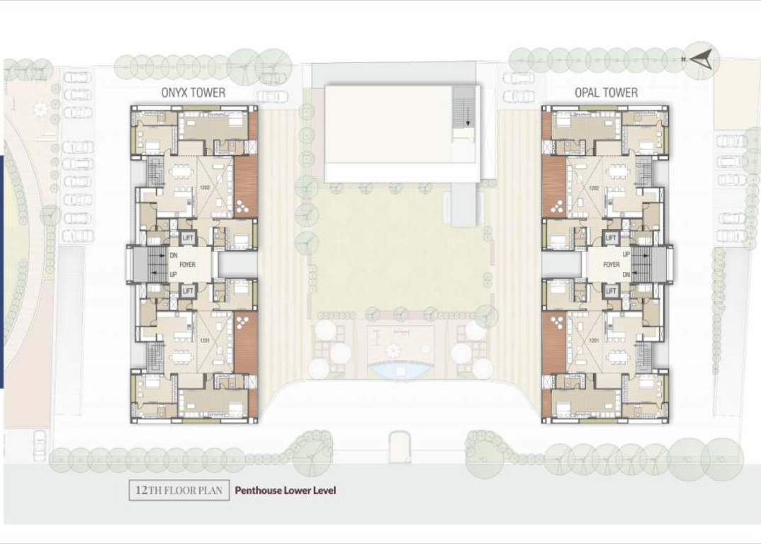  skyvillas Cluster Plan