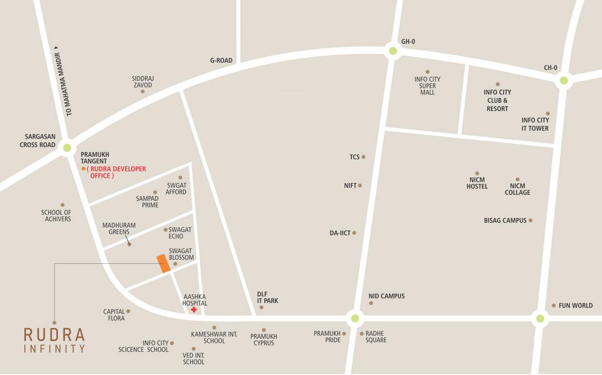  infinity Location Plan