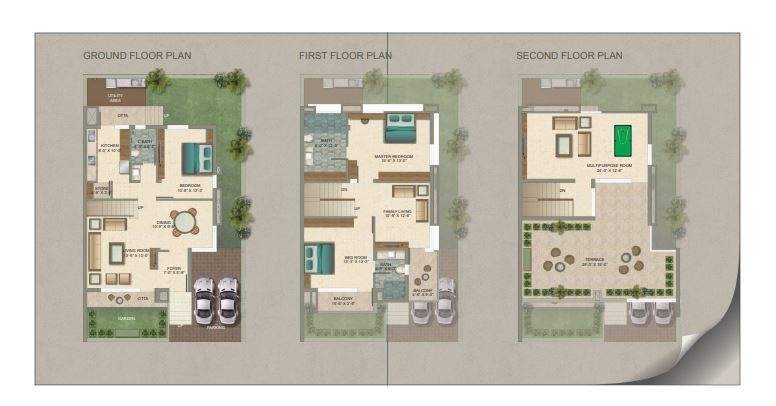  greenwoods cove ii Cluster Plan