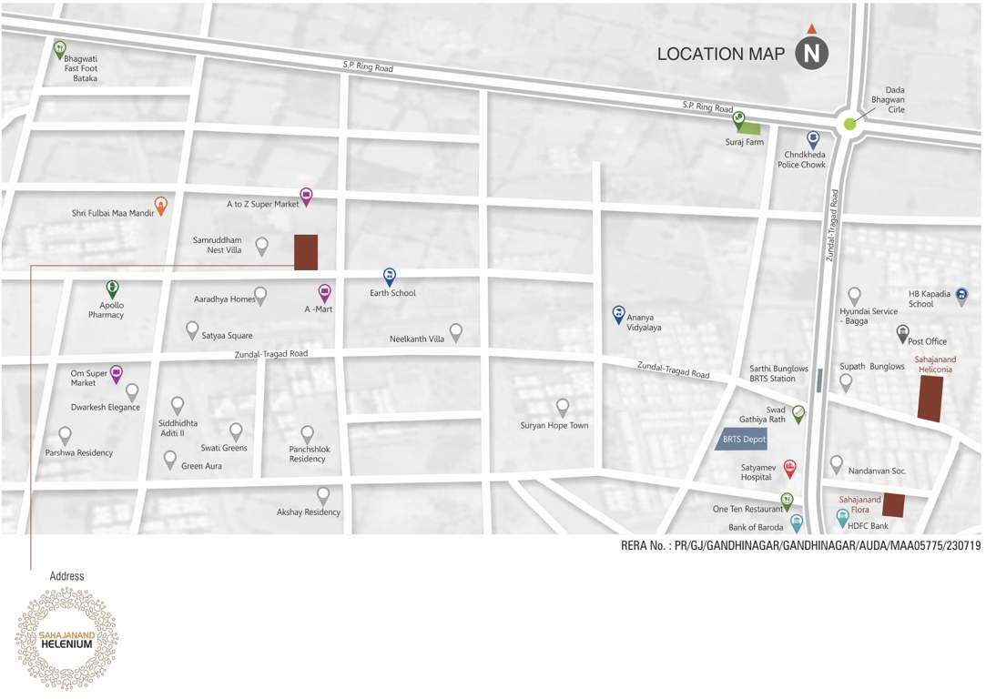  sahajanand helenium Images for locationPlan