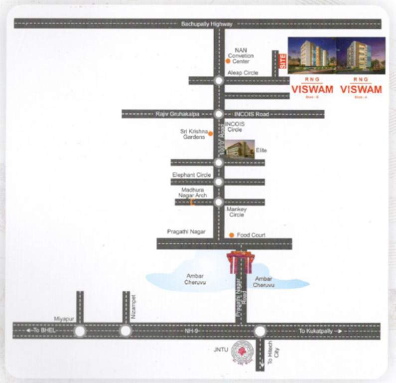  viswams sunrise b wing Location Plan