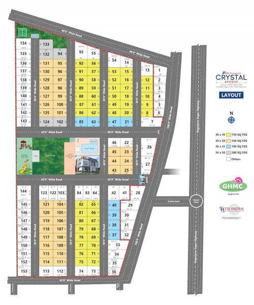 Layout Plan praveens-crystal-avenue Layout Plan