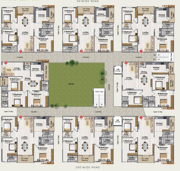  abhishekam Abode Abhishekam Cluster Plan