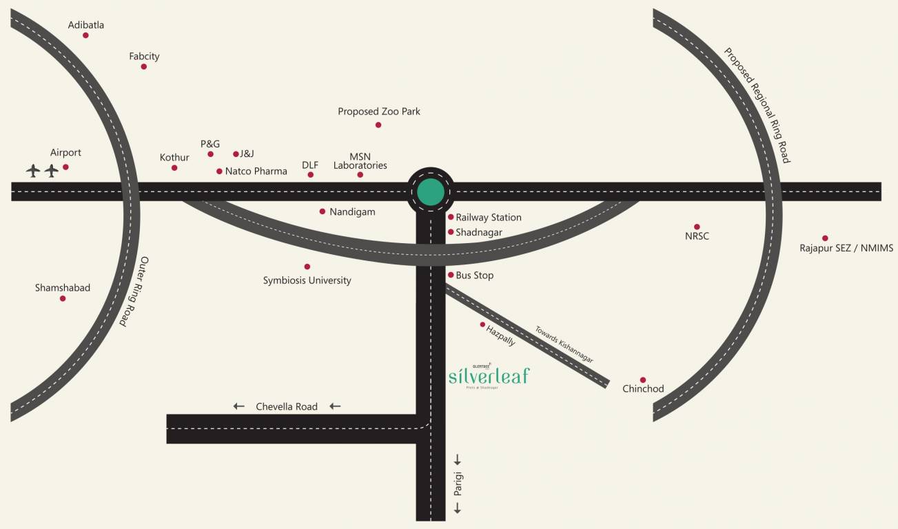  silver leaf Location Plan