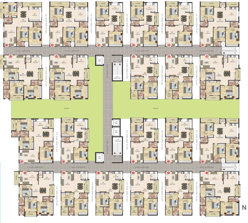  sky heaven Sky Heaven Cluster Plan
