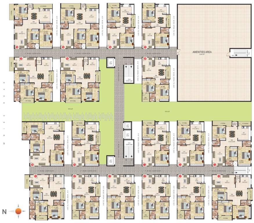  sky heaven Sky Heaven Cluster Plan