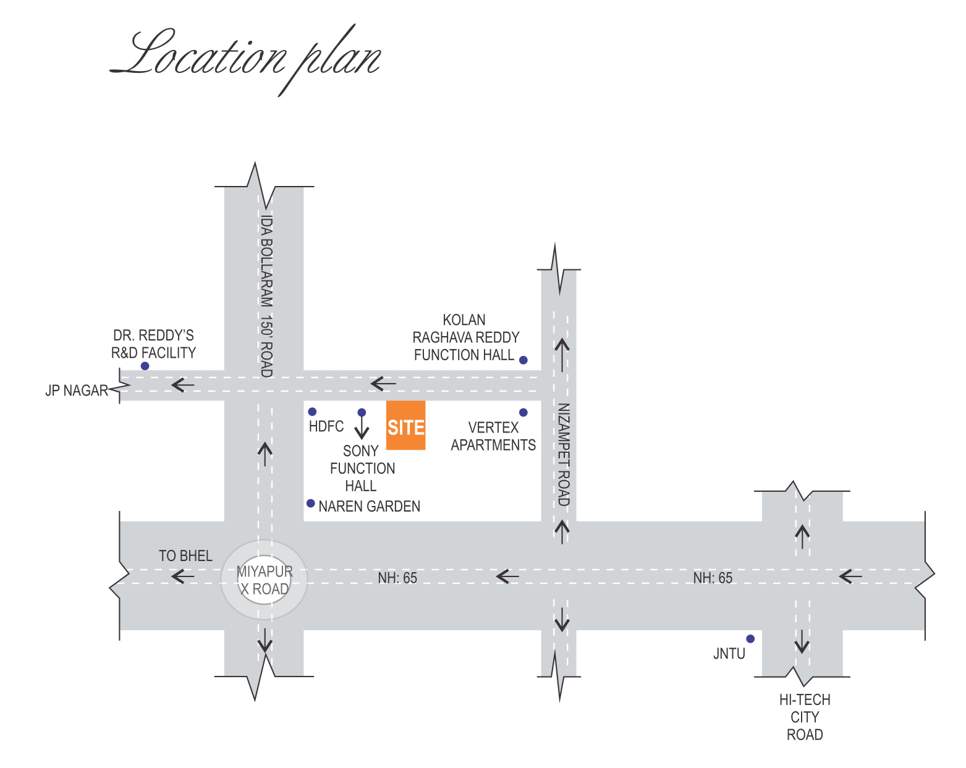  sky heaven Location Plan