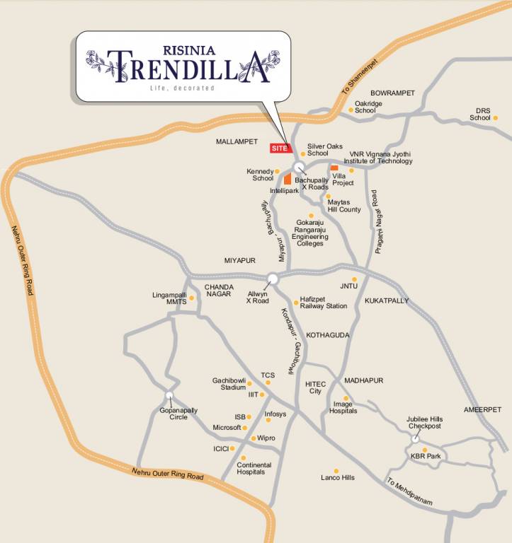 trendilla Location Plan