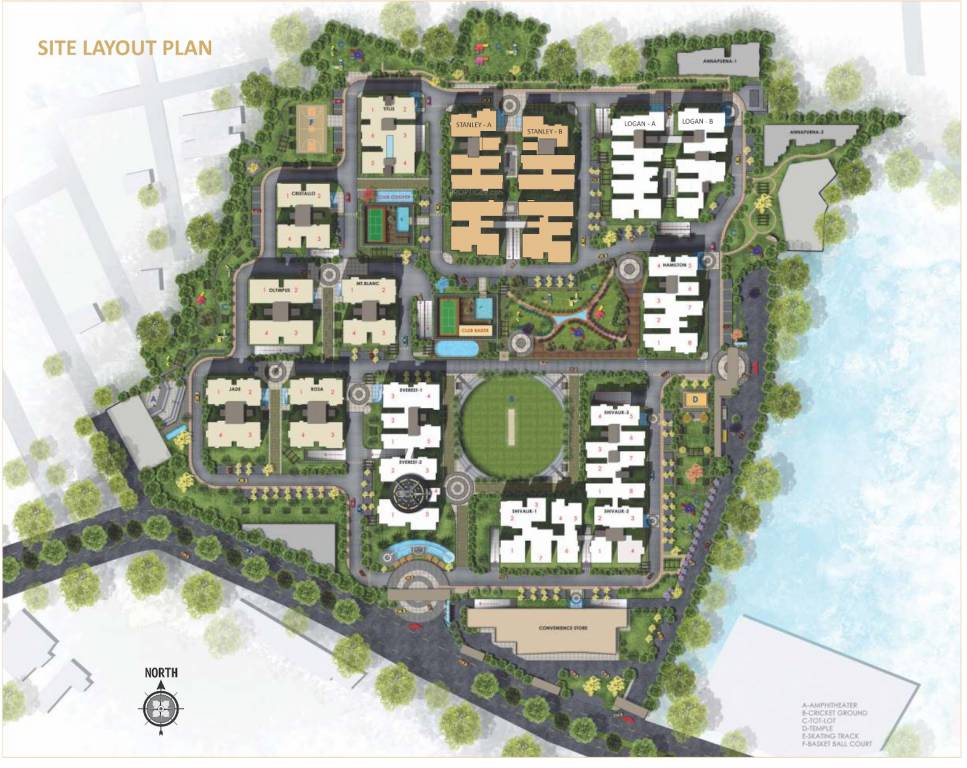  vinay iconia phase ii block 1a block 1b Layout Plan