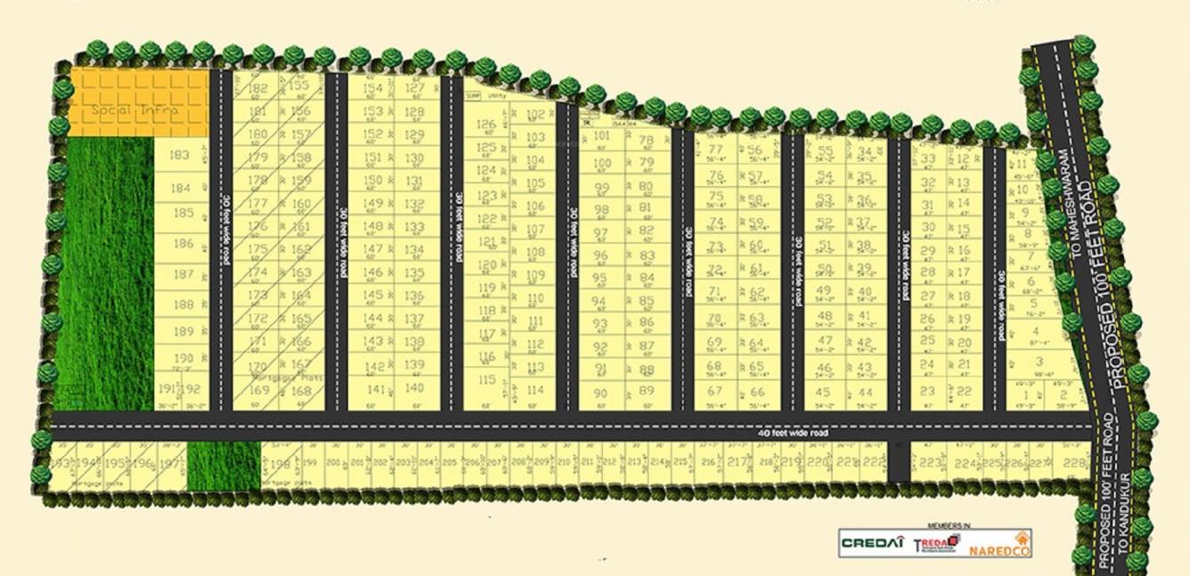  adithya pride 2 Master Plan