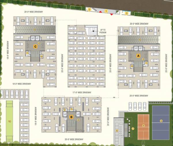 Tower A Cluster Plan shaligram Tower A Cluster Plan