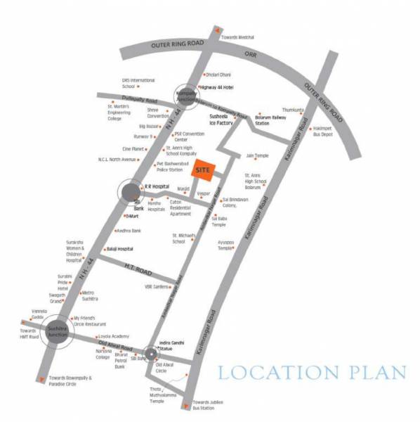  pride-homes Location Plan