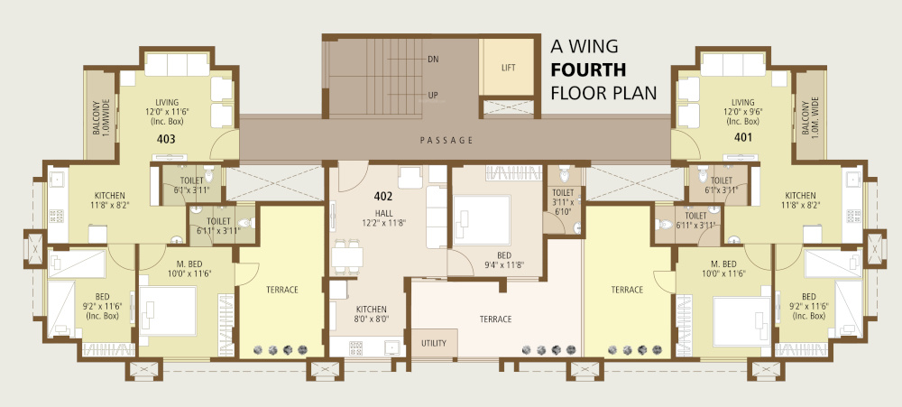  gulmohar Arch Gulmohar Cluster Plan